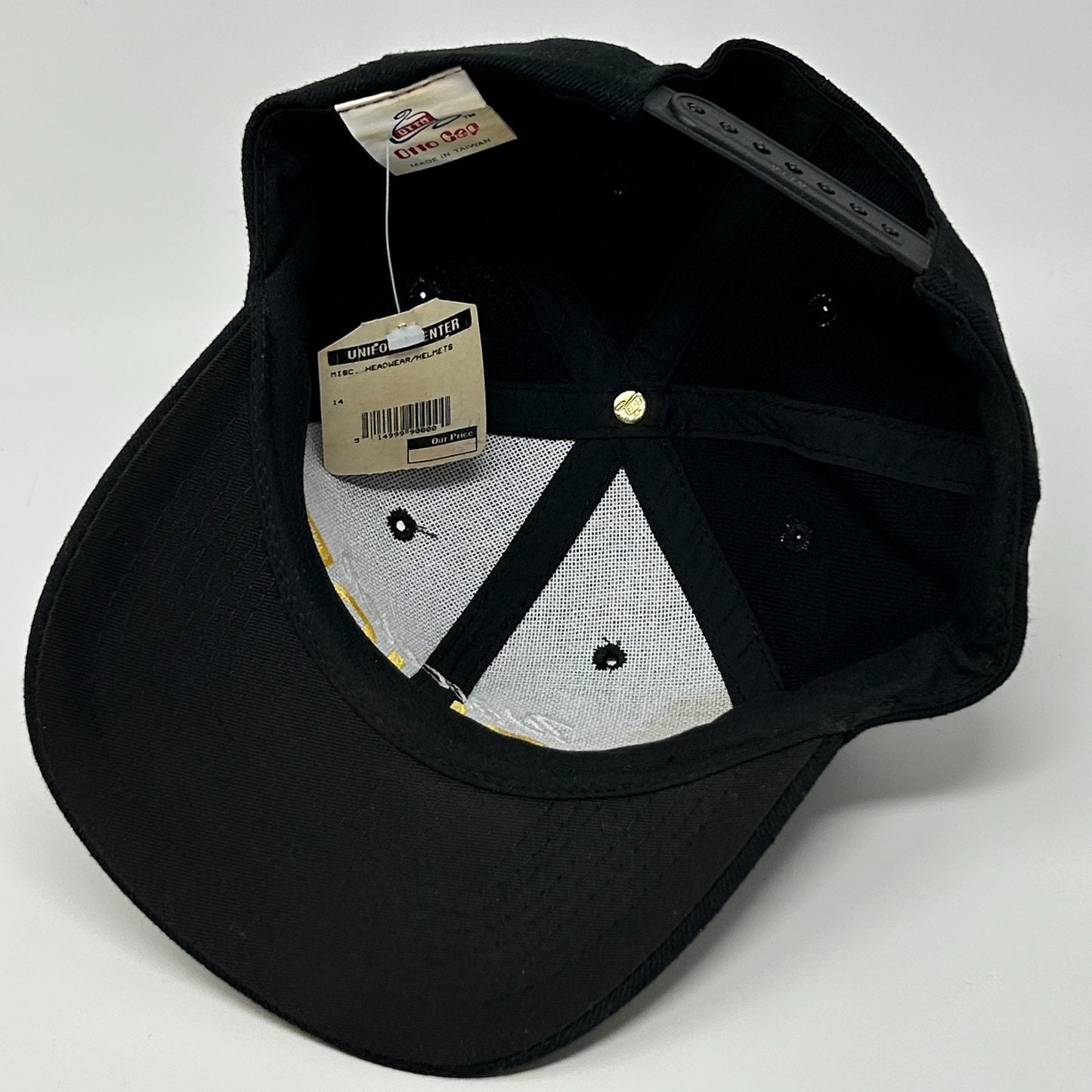 Vintage Whittier Police Hat Cap Black 90s California Policeman Officer Snapback