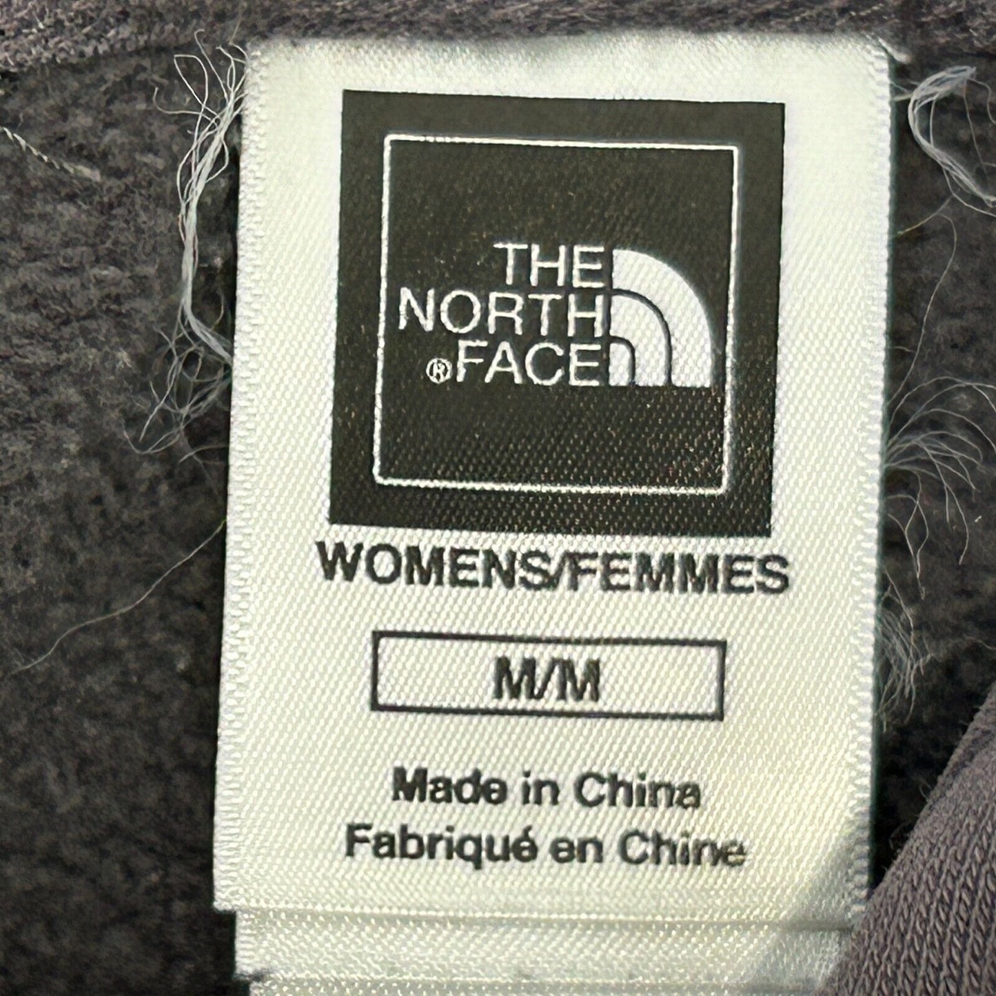 The North Face 连帽衫 女式 中号 连帽运动衫 长袖 套头衫 灰色