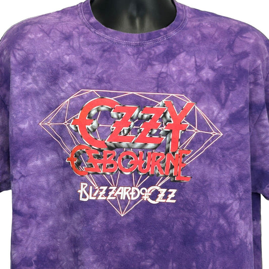 Ozzy Osbourne x Diamond Supply Co T Shirt XL Blizzard of Ozz Black Sabbath
