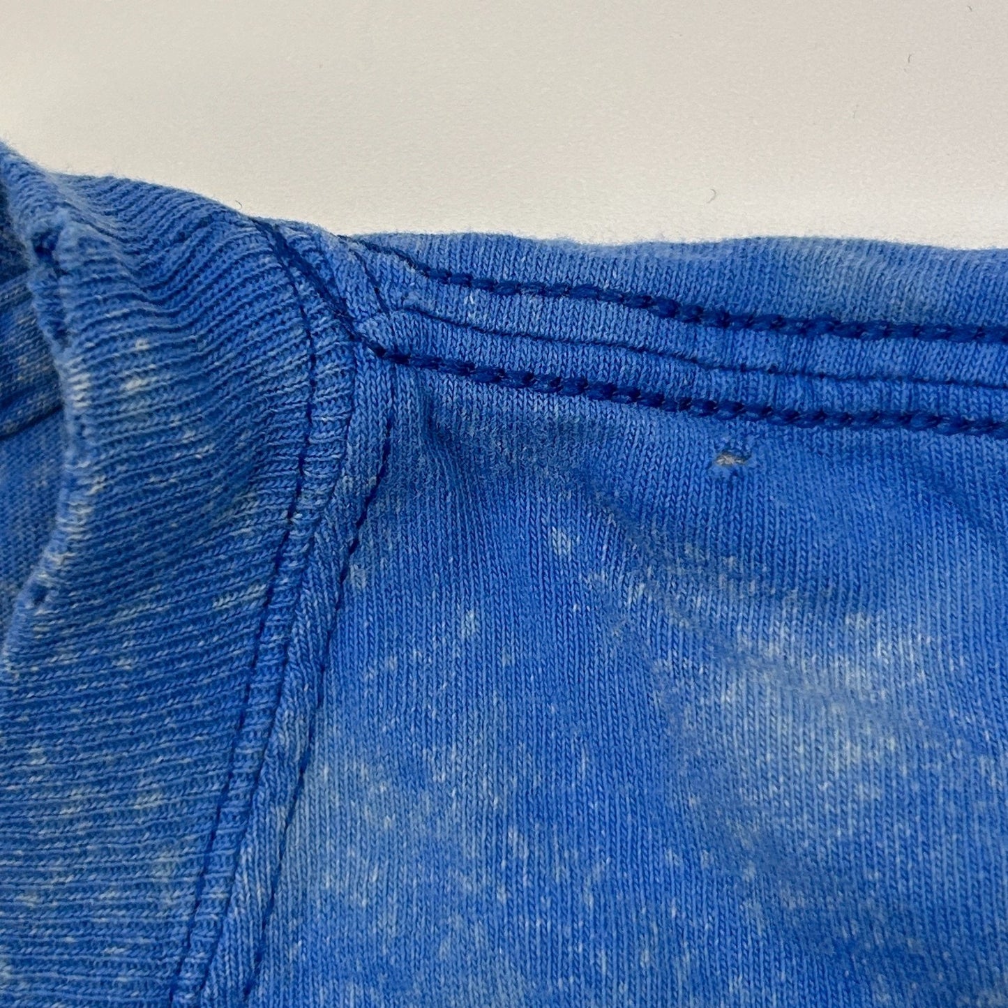 Vintage Y2Ks Polar Bears Alaska T Shirt Bleach Spotted Tie Dye Blue L Large