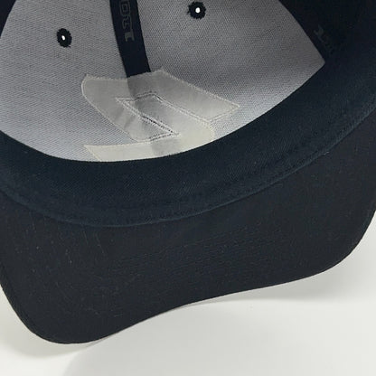 New Level Golf Hat Baseball Cap Snapback Golfer Golfing Black Wool Blend 6 Panel