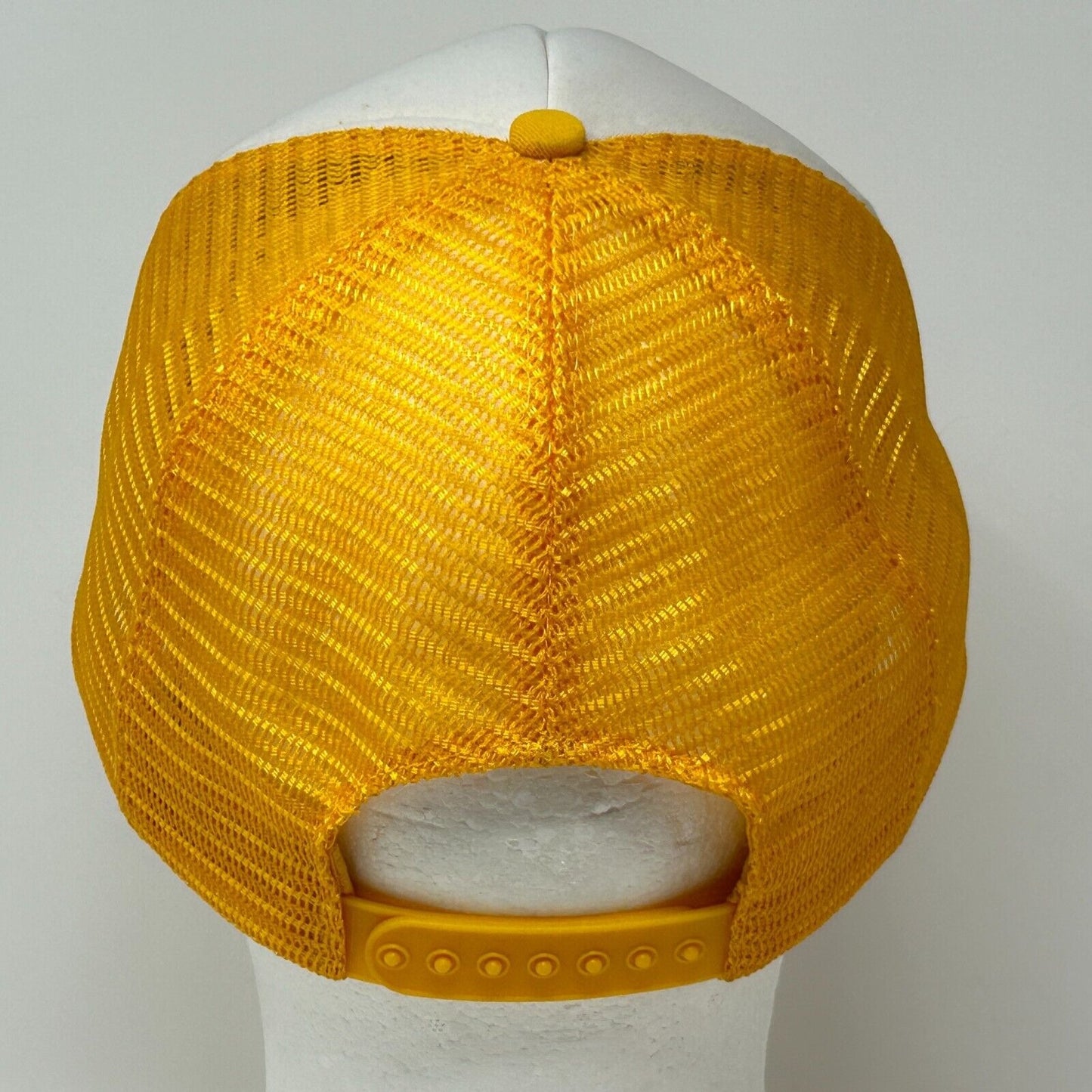 Colorado Draft Horse Association Vintage Trucker Hat Baseball Cap Yellow Mesh