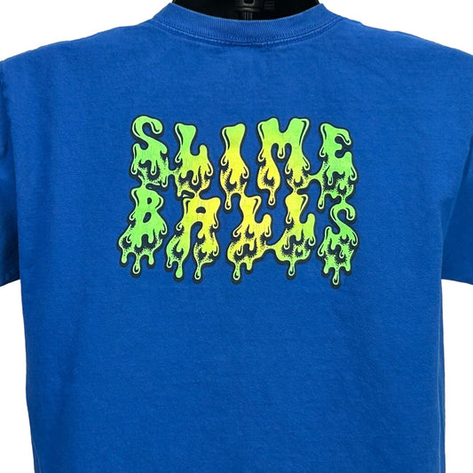 Santa Cruz Slime Balls Skateboarding Youth T Shirt Skater Skating Kids Boys XL