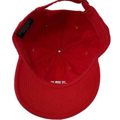 Gorra de béisbol con diseño de velero y seis paneles en color rojo náutico de Chicago, Illinois