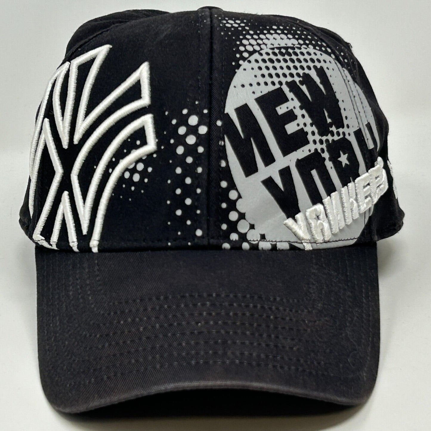 New York NY Yankees Hat Black New Era 39Thirty MLB Baseball Cap Unisex Size L/XL
