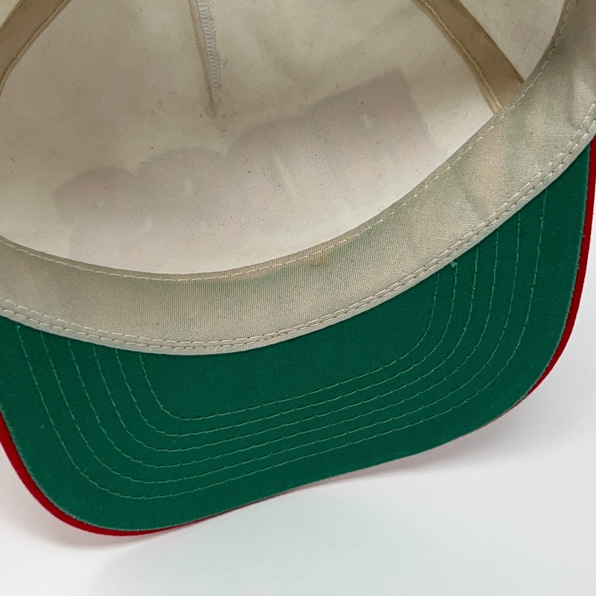 Vintage 90s Arkansas Razorbacks Hogs Hat Snapback White Red NCAA Baseball Cap