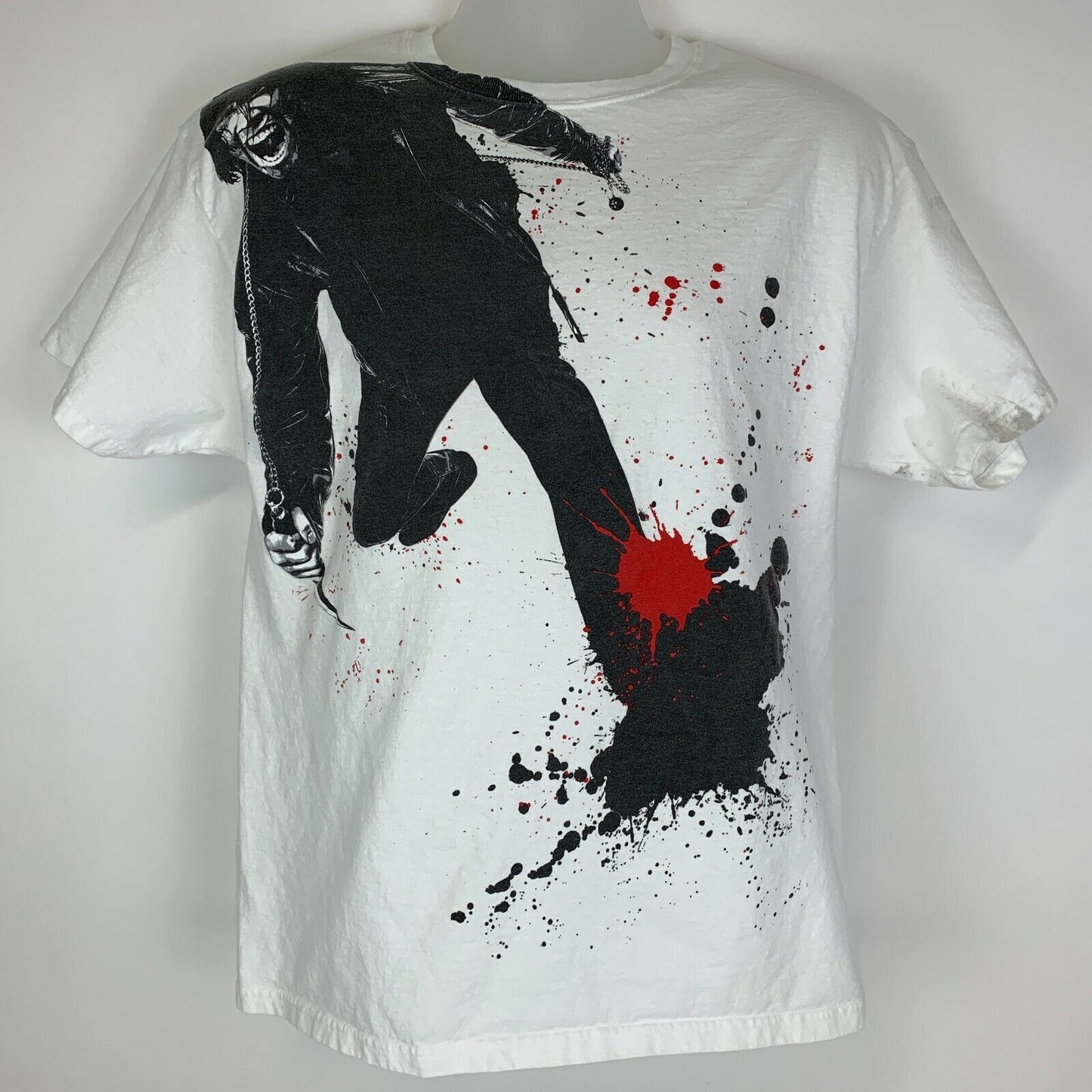 忍者刺客 T 恤 2009 年电影宣传武术雨 T 恤大号