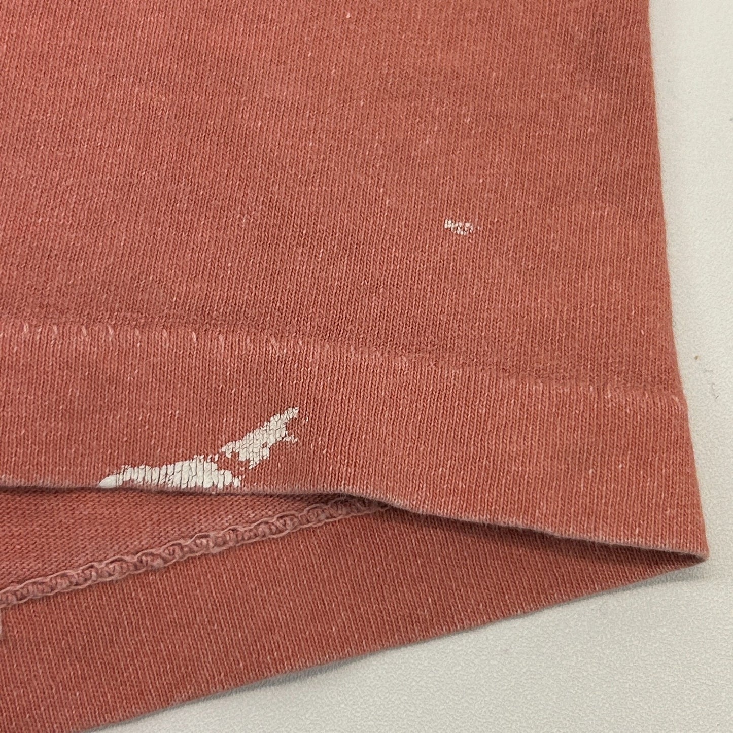 Vintage 90s Distressed Liberty Run T Shirt Tekamah Nebraska Orange XL X-Large