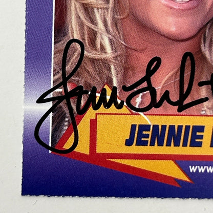 Jennie Finch Autographed Trading Card 2003 Rookie Review Signed Authenticated