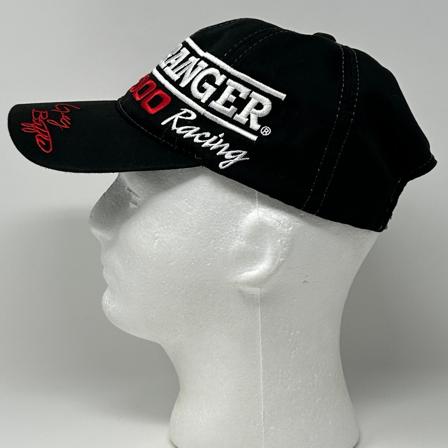 Vintage Y2Ks NASCAR Greg Biffle Grainger Racing Hat Cap Black Strapback Roush