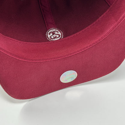 Stussy SS Logo Hat Baseball Cap Surfer Surfing Streetwear Skater Strapback Red