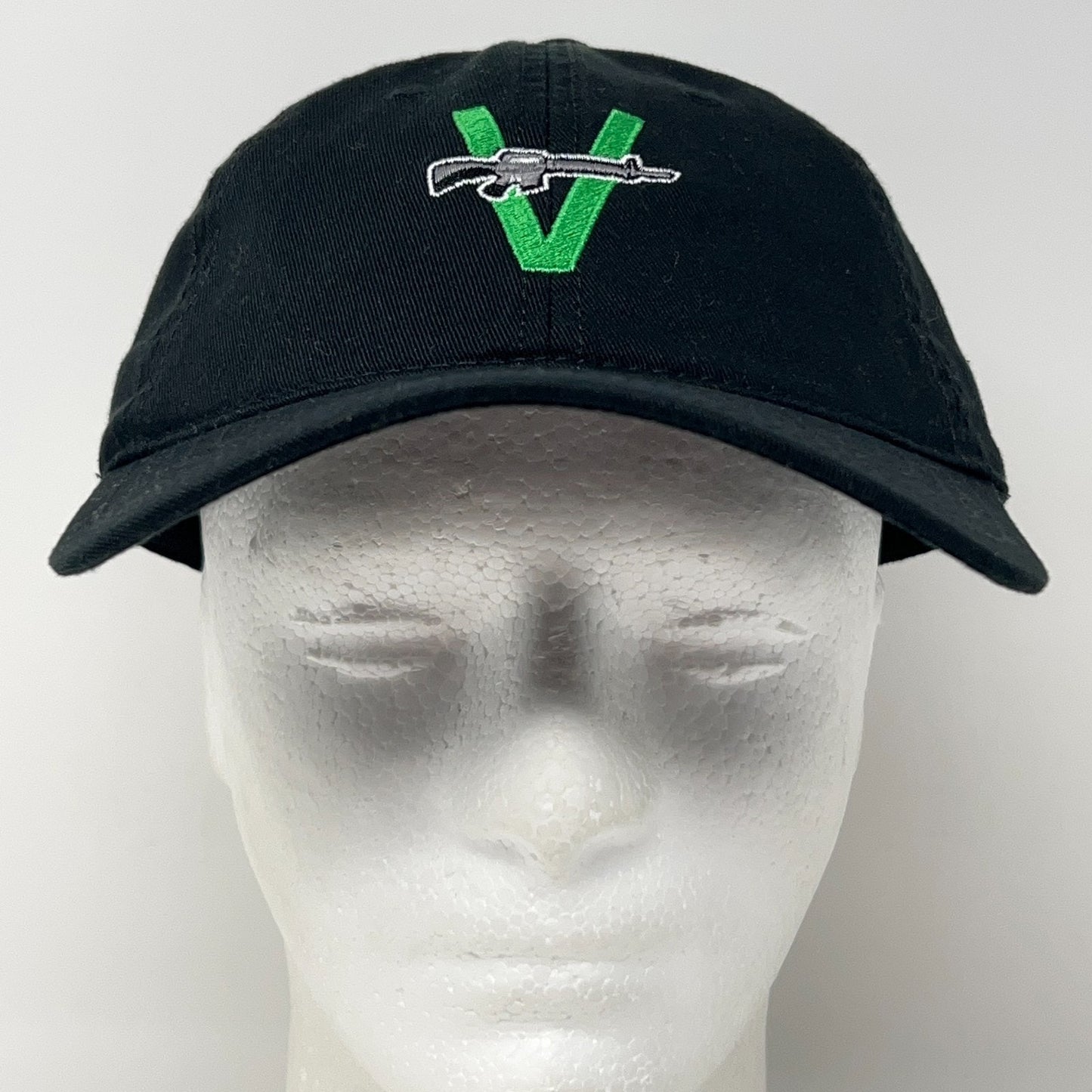 The Vandals Peace Thru Vandalism Dad Hat Baseball Cap V Gun Band Strapback Black