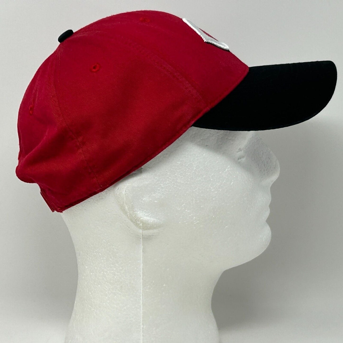 Gorra de béisbol de los Cincinnati Reds, gorra roja de seis paneles con cierre trasero tipo snapback de la marca 47 OSFA