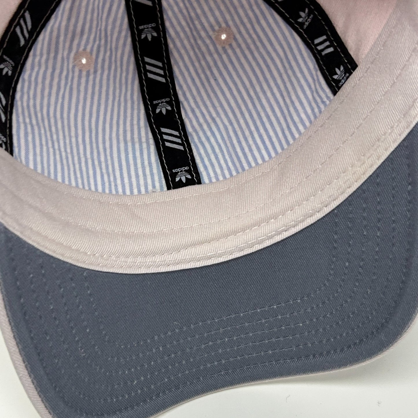 Adidas Trefoil Hat Baseball Cap Pink Logo Strapback 6 Panel