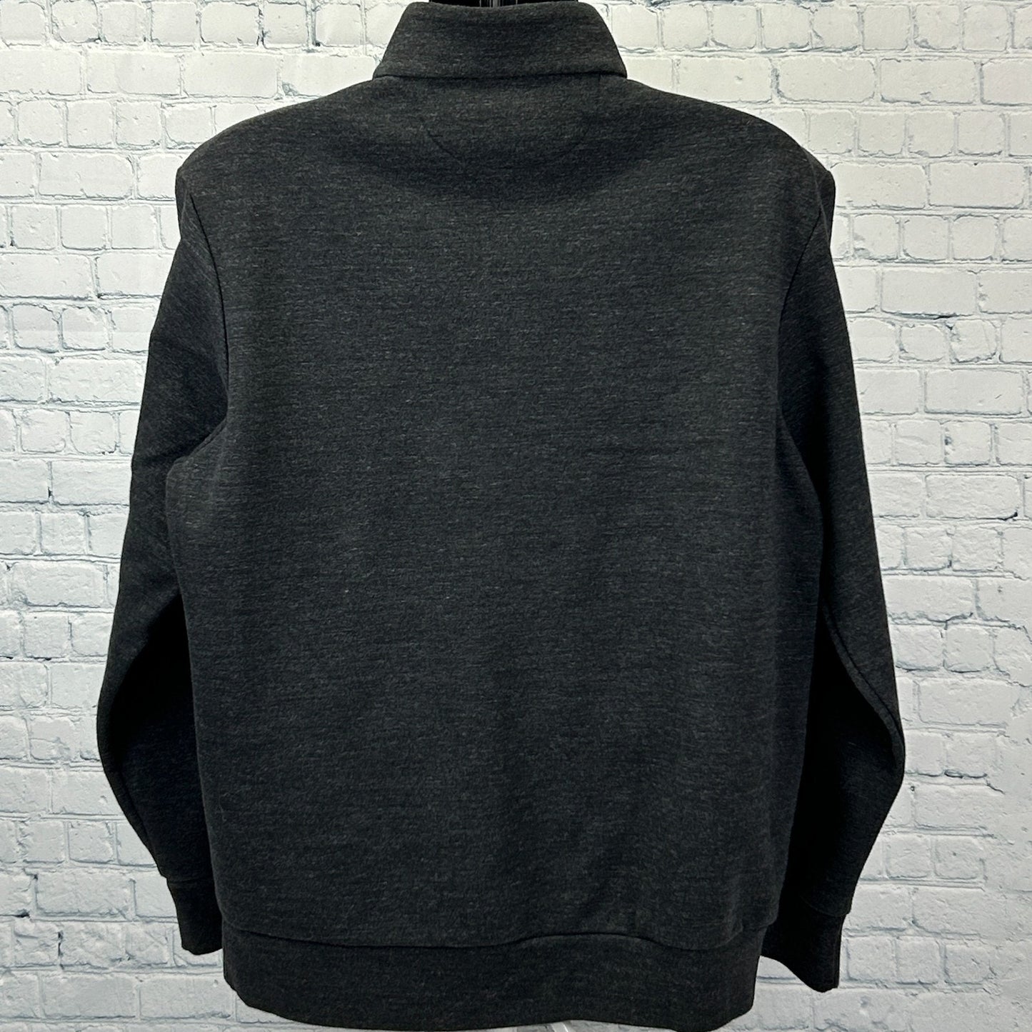 Polo Ralph Lauren 1/4 Quarter Zip Sweater Mock Neck Charcoal Gray XL X-Large
