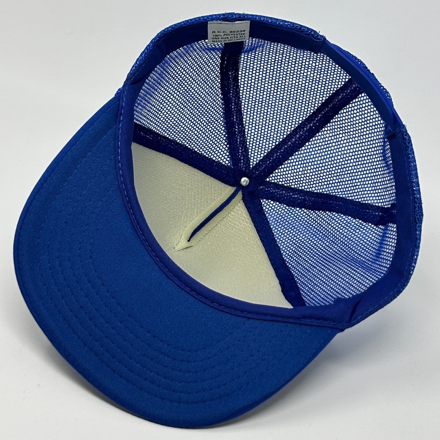 Vintage 90s Great American Towing Trucker Hat Baseball Cap Blue Mesh Snapback