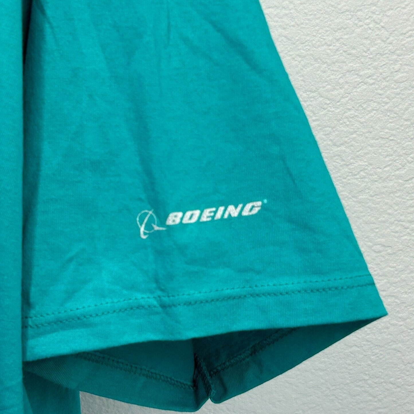 Vintage Boeing 777 T Shirt 3XL Triple Seven Airliner Airplane USA Tee Mens Green