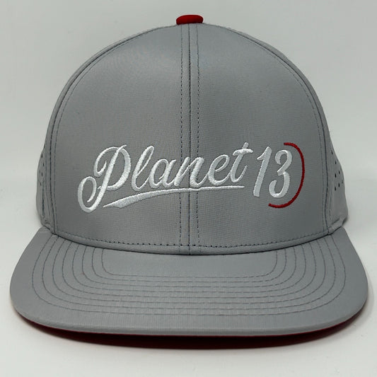 Planet 13 Las Vegas Hat Baseball Cap Marijuana Dispensary Weed Snapback Gray
