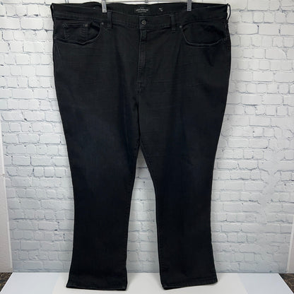 Lucky Brand Denim Jeans Athletic Fit Big and Tall Stretch Black Mens 52x31