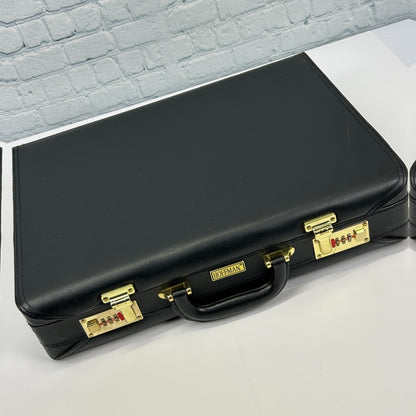 Hoffman Solingen Profiline 22 Piece Knife Bar Set Briefcase Knives Germany Made - Neon Vintage