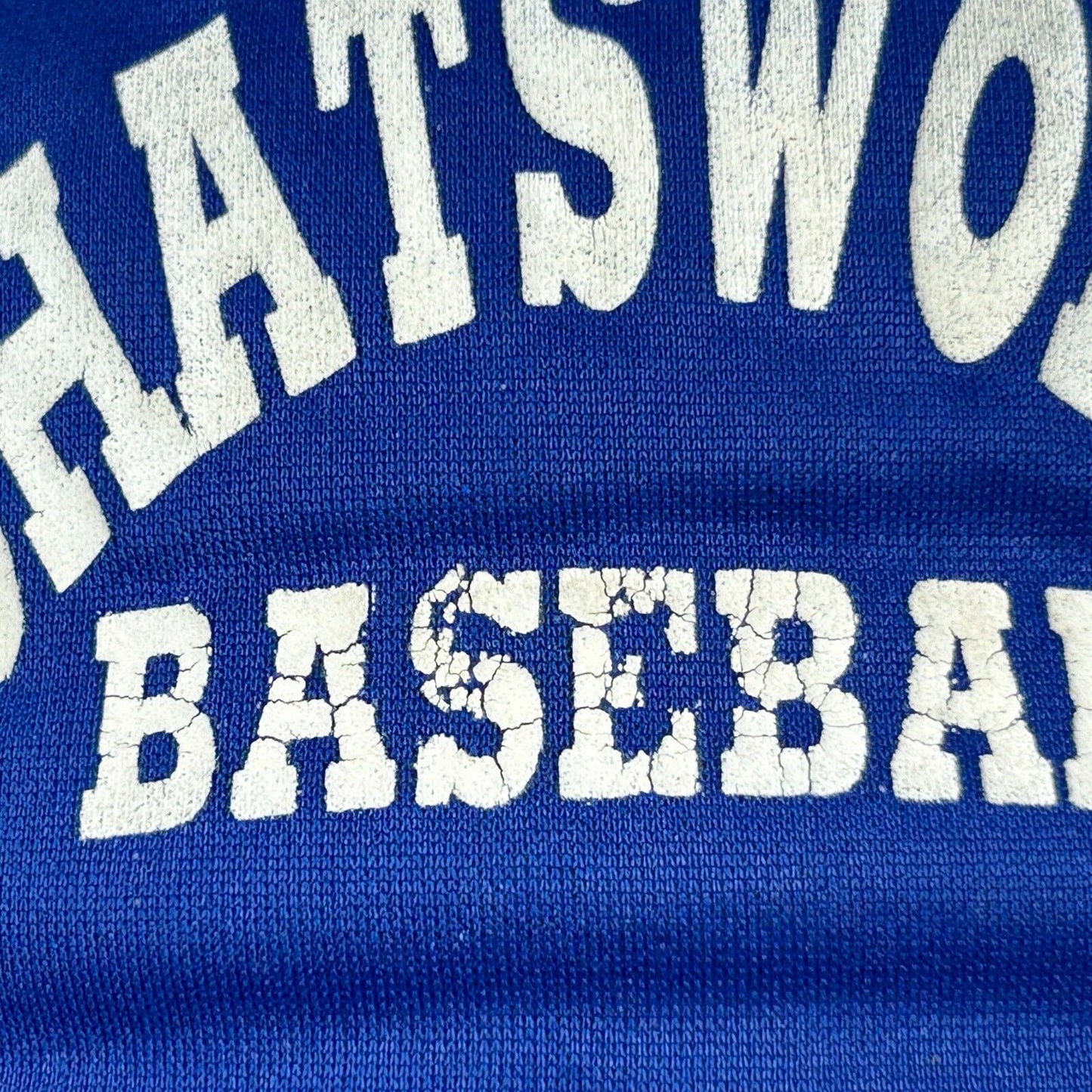 Vintage Chatsworth Baseball Trucker Hat Cap 80s California Snapback Blue Mesh