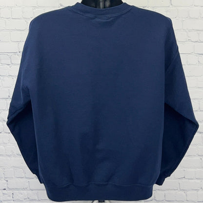Salem State University Sweatshirt L Large Navy Blue Crewneck MV Sport College