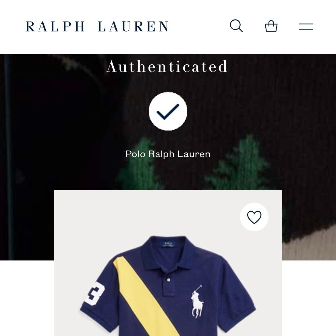 Polo Ralph Lauren Classic Fit Big Pony Polo T Shirt Large Blue Yellow Stripe 3
