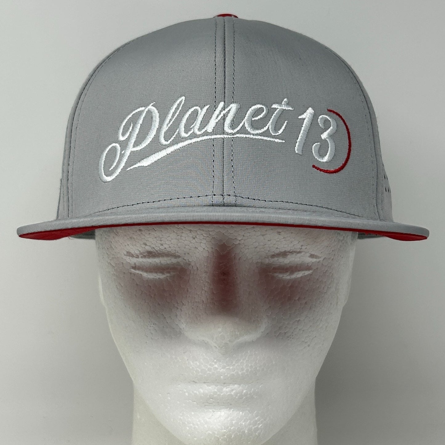 Planet 13 Las Vegas Hat Baseball Cap Marijuana Dispensary Weed Snapback Gray