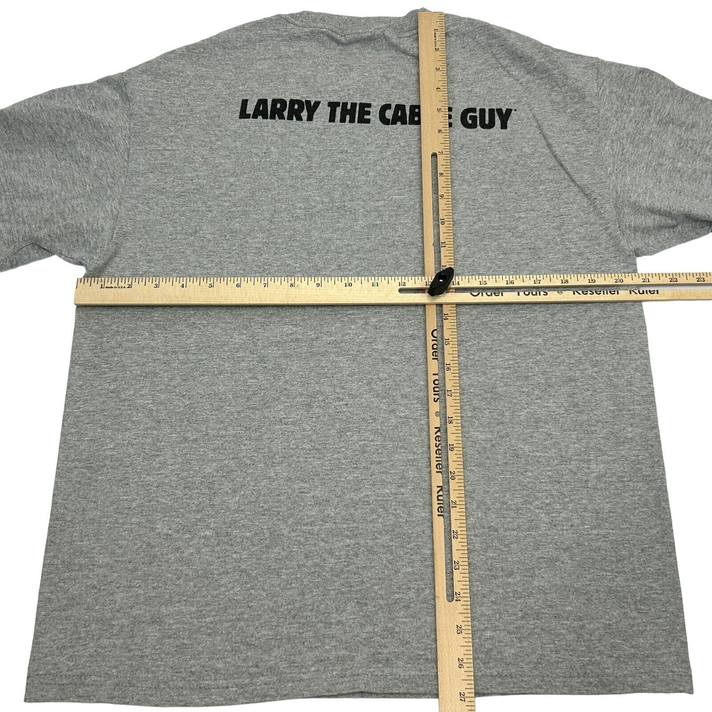 Larry the Cable Guy Git R Done Vintage Y2Ks T Shirt Large Comedian Tee Mens Gray