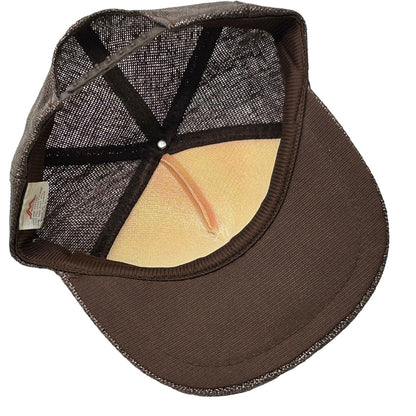 Case Construction Vintage Trucker Hat Baseball Cap Power & Equipment Brown Mesh