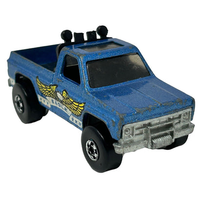 Eagle Bywayman Pickup Truck Hot Wheels Diecast Car Silverado Blue Vintage 1983