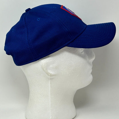 Chicago Cubs Baseball Hat Cap Blue New Era 9Forty MLB Batting Practice Snapback