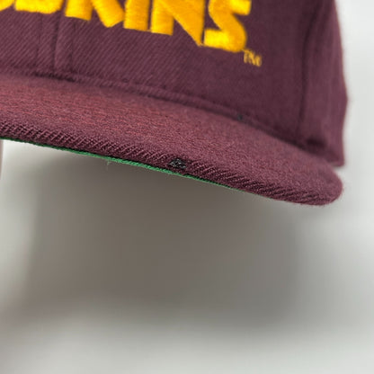Vintage 90s Washington Redskins Hat Baseball Cap Commanders AJD Snapback Red