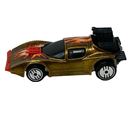 Flame Runner Hot Wheels Collectible Diecast Car Gold Toy Vehicle Vintage 80s