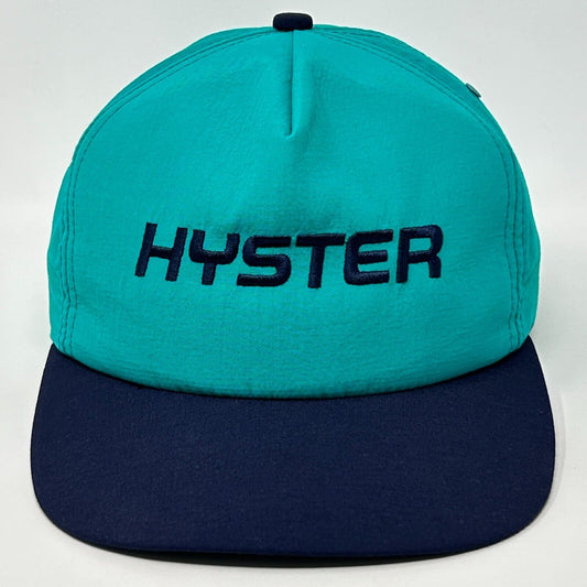 Vintage Hyster Forklift Hat Baseball Cap K-Products Made In USA Snapback Green - Neon Vintage