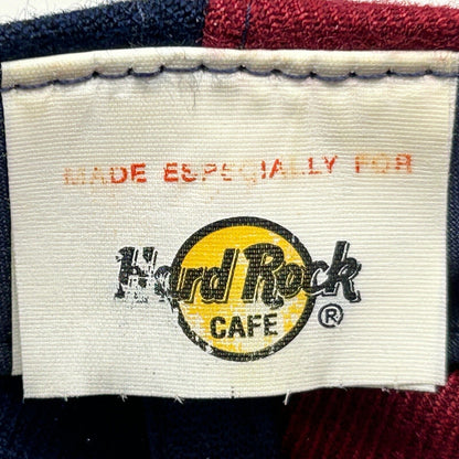 Hard Rock Cafe Singapore Hat Vintage 90s Blue Green Red Snapback Baseball Cap