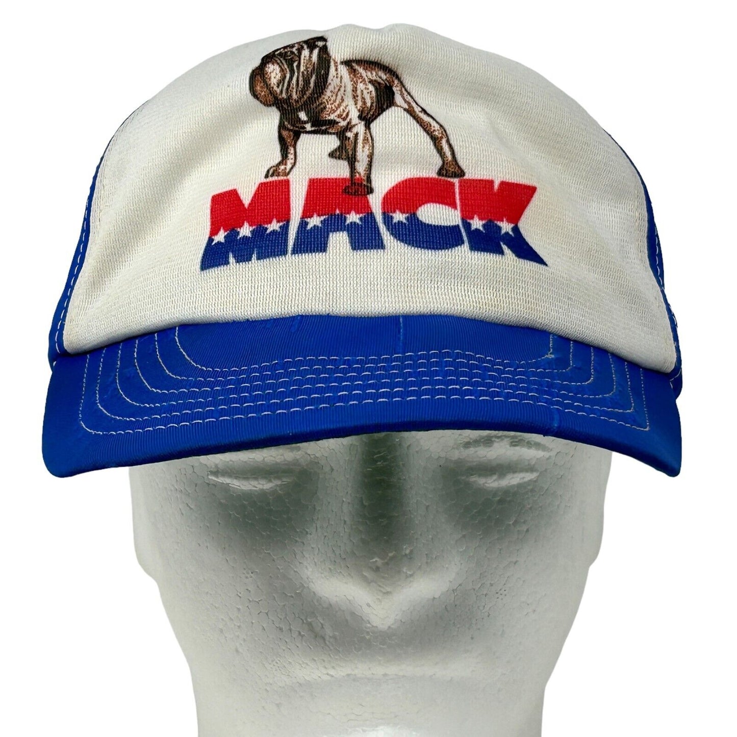 Gorra de béisbol Mack Trucks Vintage 80s, Big Rigs, semifabricada en EE. UU., color azul