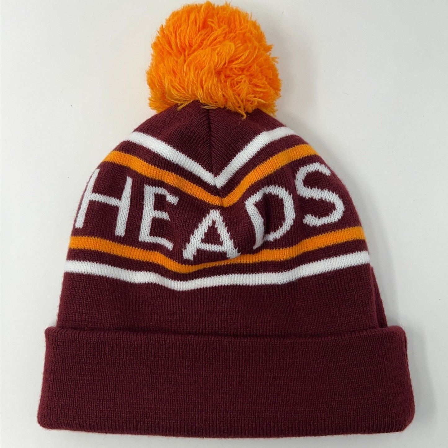 Dirty Heads Cuffed Pom Pom Beanie Toque Winter Hat Red Reggae Rock Band