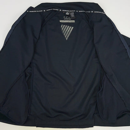 North Sails Racetech 3DL Full Zip Sailing Track Jacket Mens L Large Navy Blue