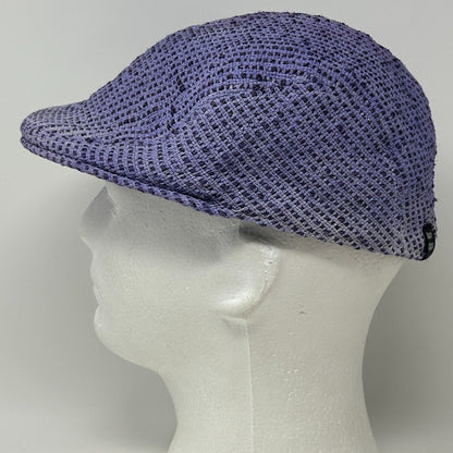 Lianri Dalian Flat Cap Hat Flex Fitted OSFM Newsboy Newsie Cabbie Purple