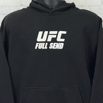 UFC x Full Send Las Vegas Skyline Black Hoodie Sweatshirt Nelk Boys XL X-Large