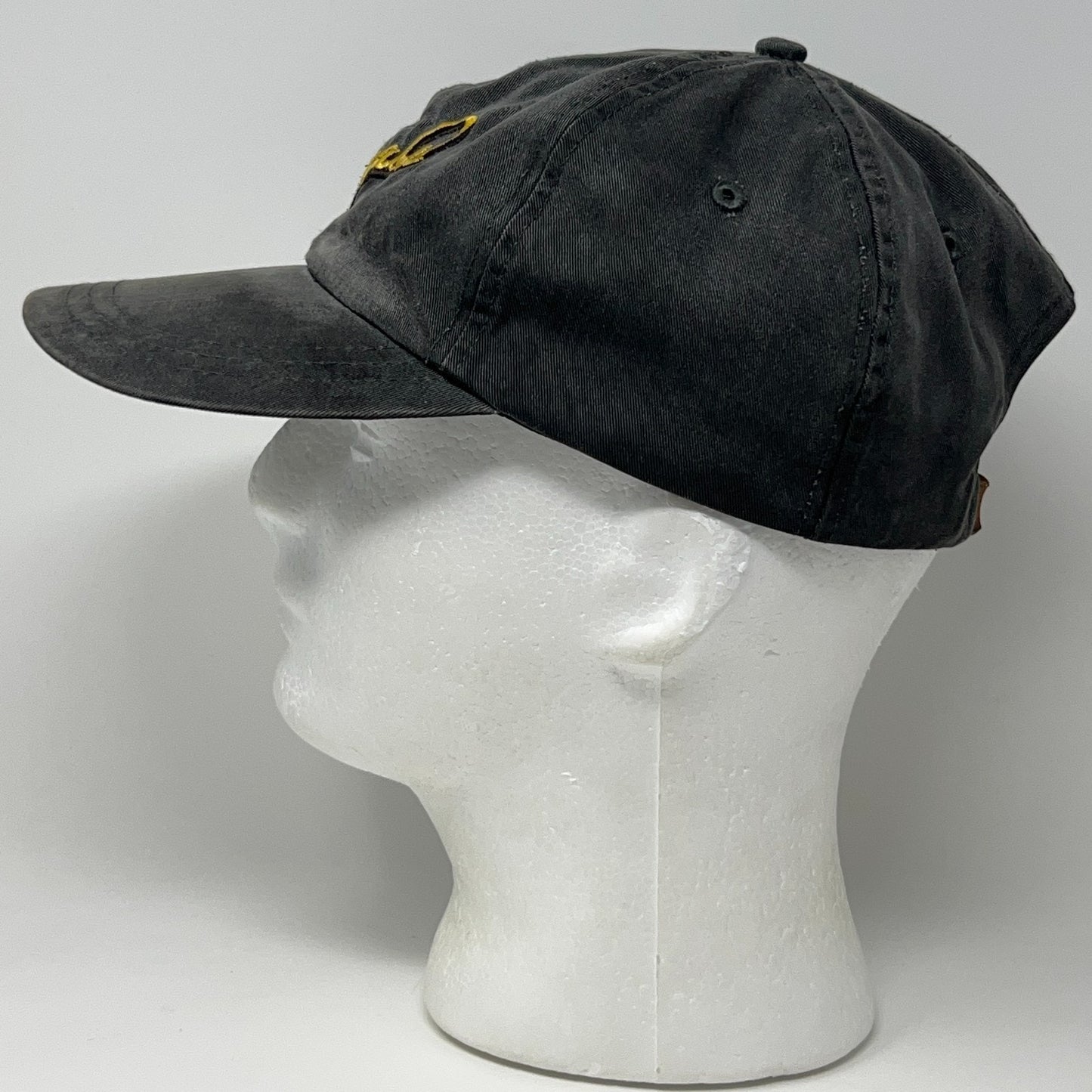 Vintage 90s Merle Haggard Dad Hat Baseball Cap Country Western Strapback Black