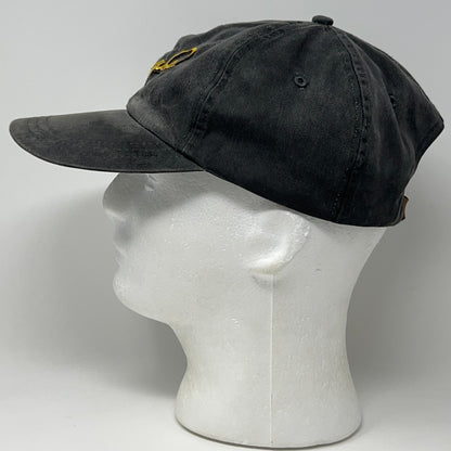 Vintage 90s Merle Haggard Dad Hat Baseball Cap Country Western Strapback Black