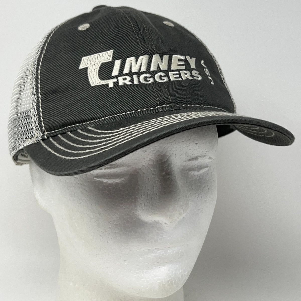 Timney Triggers USA Gun Rifle Firearm Shooting Trucker Hat Baseball Cap Gray