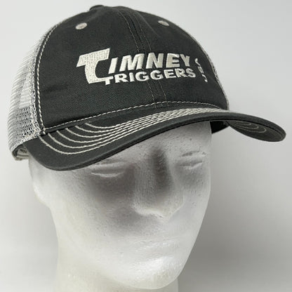 Timney Triggers USA Gun Rifle Firearm Shooting Trucker Hat Baseball Cap Gray