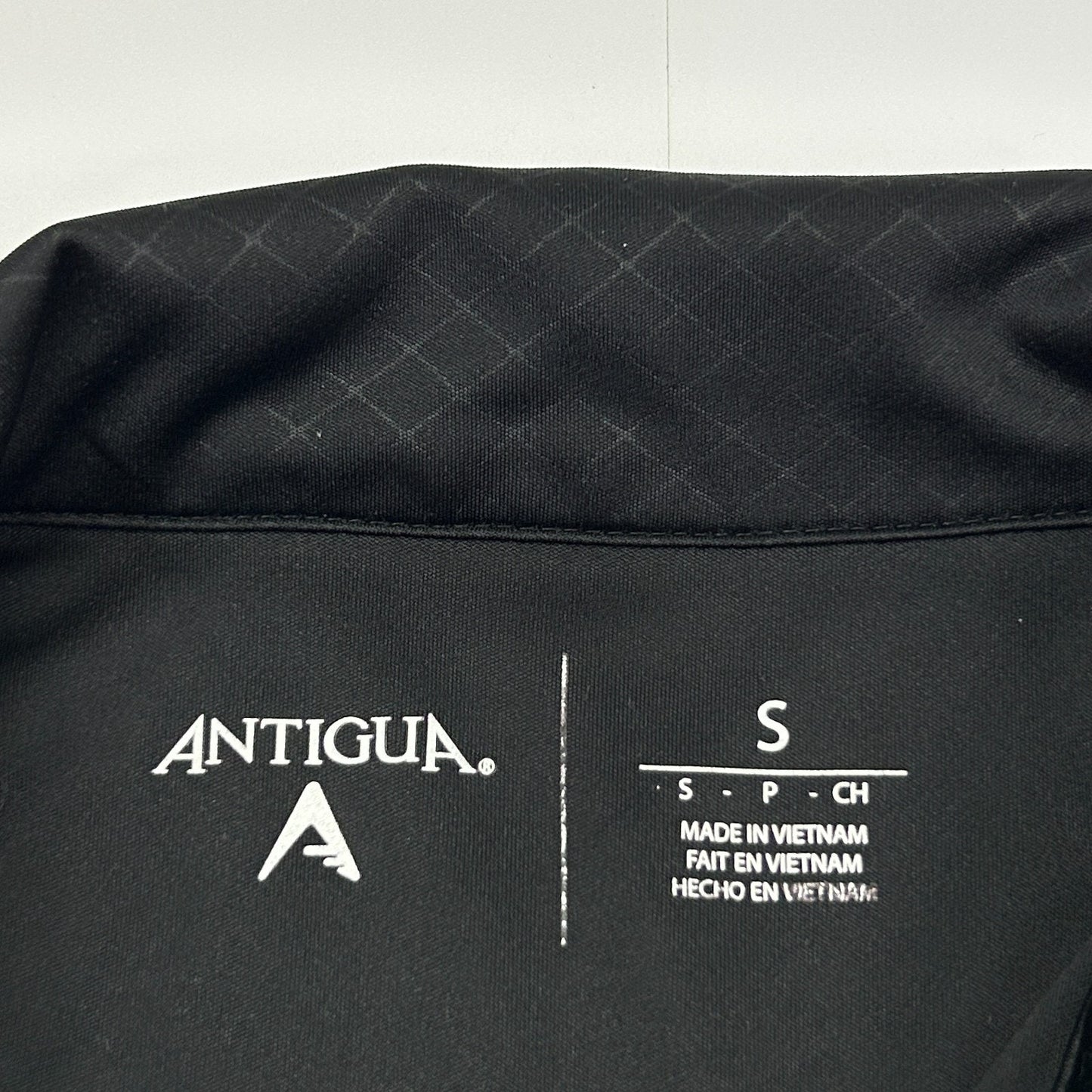 Las Vegas Golden Knights Polo Shirt Antigua Golfer Golfing NHL Black S Small