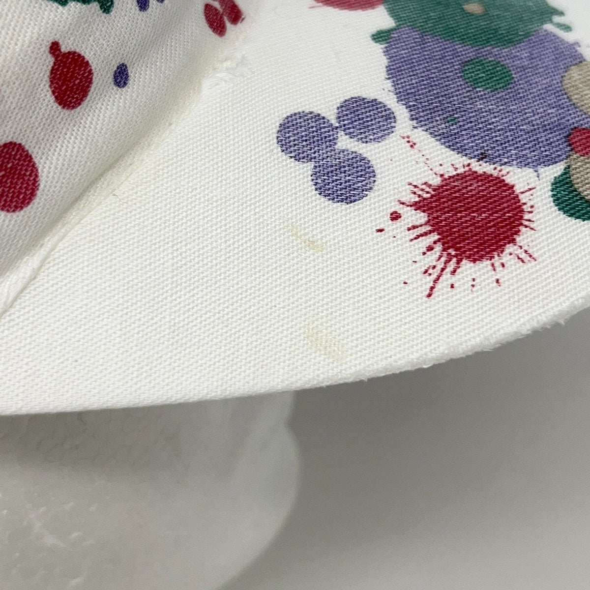 Vintage 90s Excalibur Casino Las Vegas Painters Hat Cap Paint Splash White 7 3/8