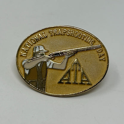 Lot of 6 Vintage Hunting Shooting Hat Lapel Pins Pinback Buttons Elk Deer Hunter