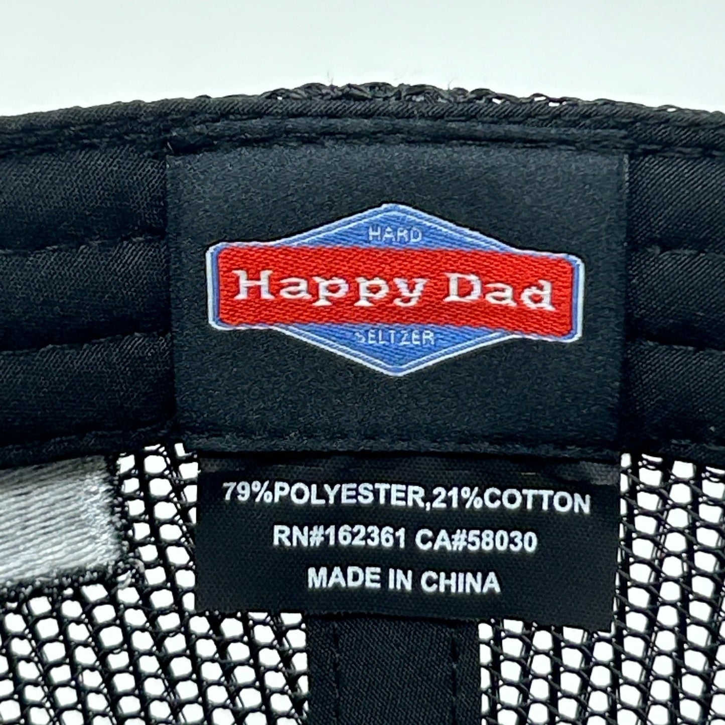 Happy Dad Seltzer Texas Flag Trucker Hat Baseball Cap Nelk Boys Snapback Black