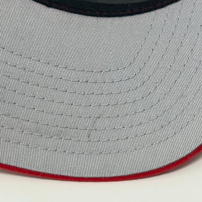 TravisMathew Trucker Hat Snapback Red Black Mesh Golf Baseball Cap Adjustable